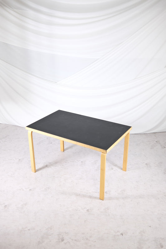 Artek 81B Dining Table with Black Linoleum Top