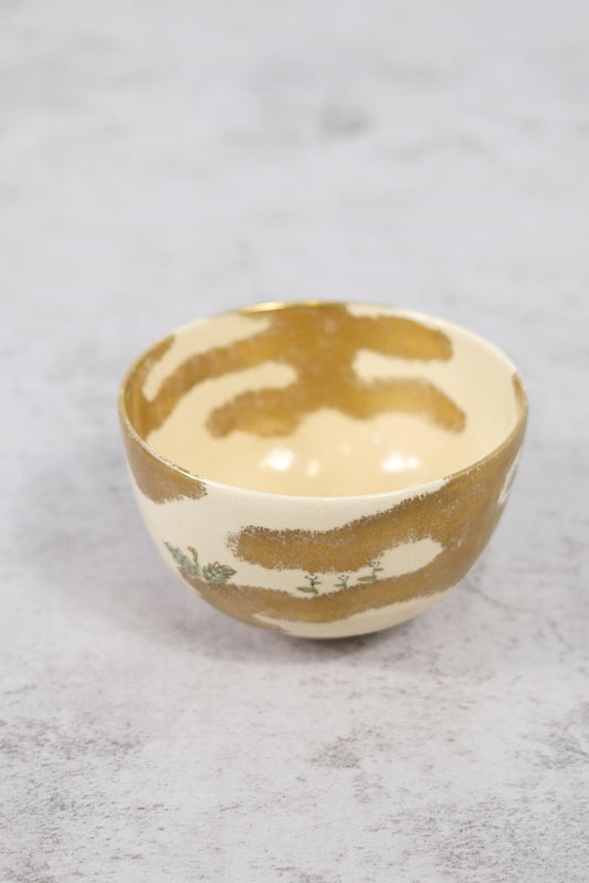 Kyo-yaki Chawan by Sugita Shōhei (with Tomobako)