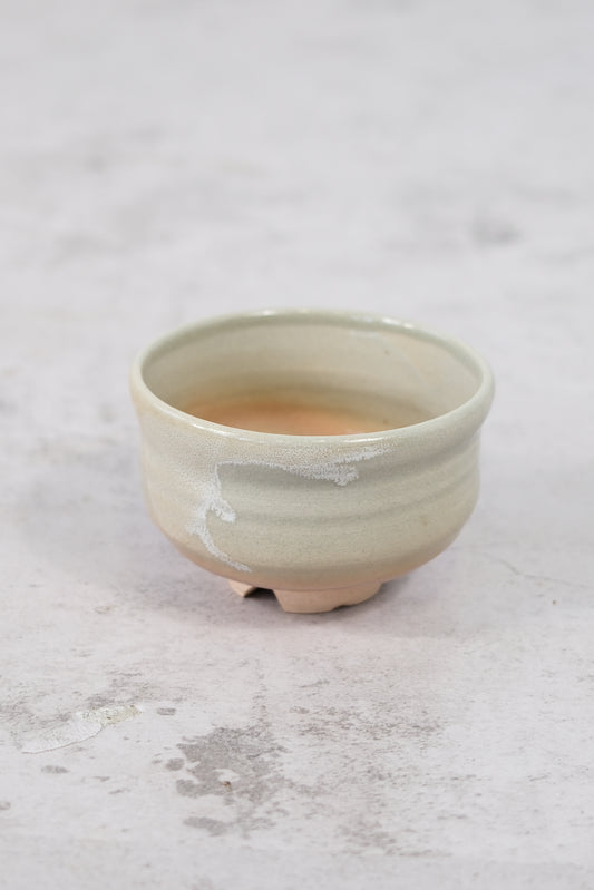 Kyo-yaki Beige Pink Chawan