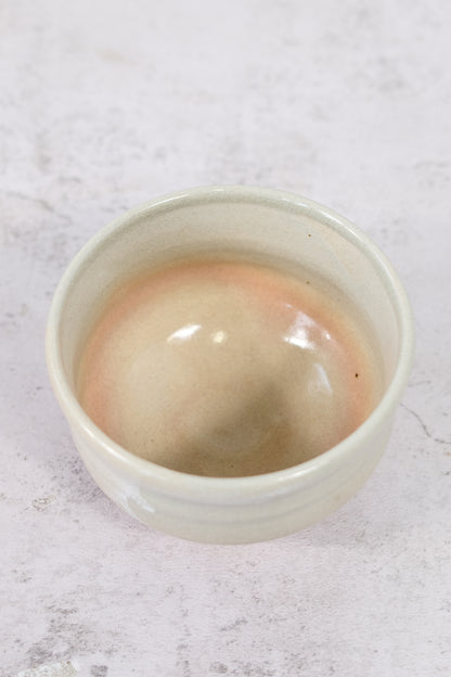 Kyo-yaki Beige Pink Chawan