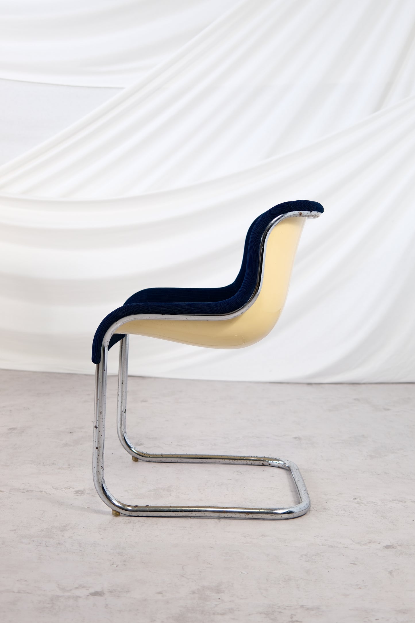 Elefantti Chairs by Esko Pajamies, Asko Finland, 1970s (blue)