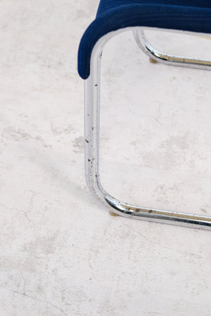 Elefantti Chairs by Esko Pajamies, Asko Finland, 1970s (blue)