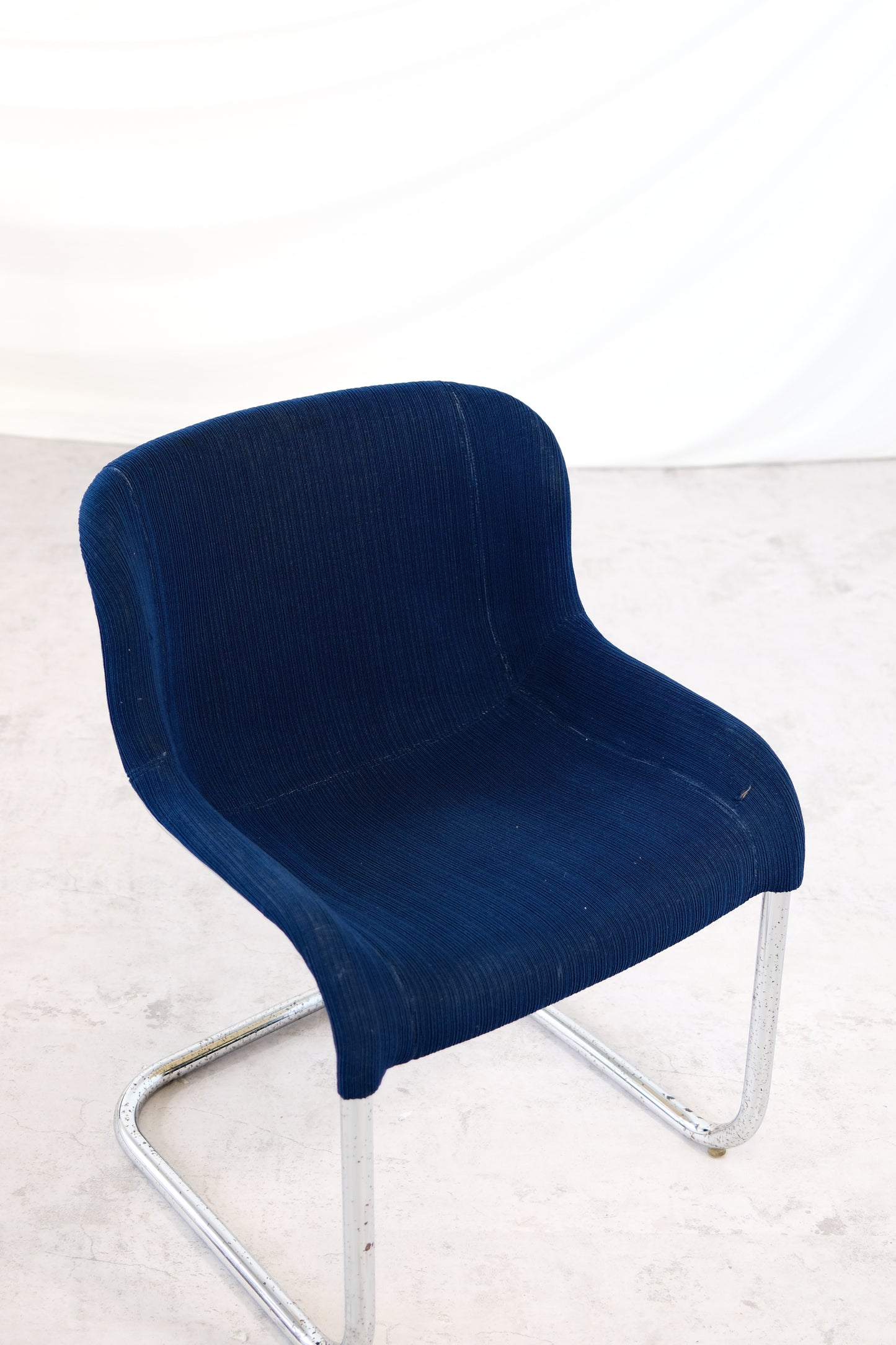 Elefantti Chairs by Esko Pajamies, Asko Finland, 1970s (blue)