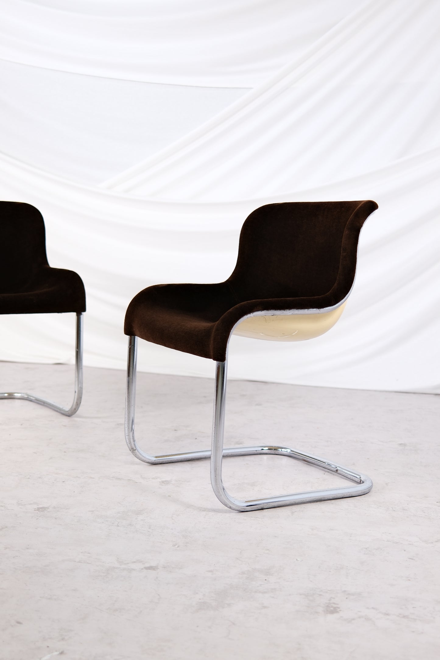 Elefantti Chairs by Esko Pajamies, Asko Finland, 1970s (brown)