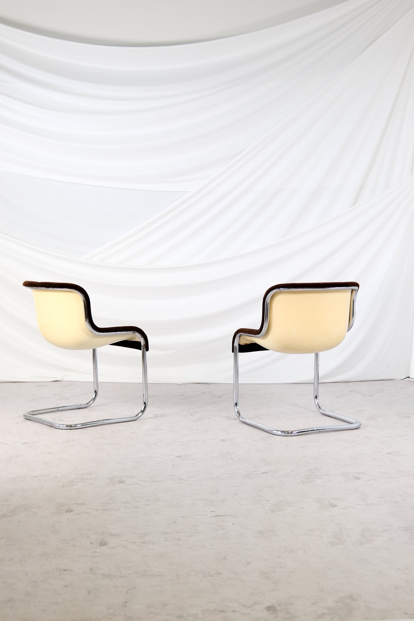 Elefantti Chairs by Esko Pajamies, Asko Finland, 1970s (brown)