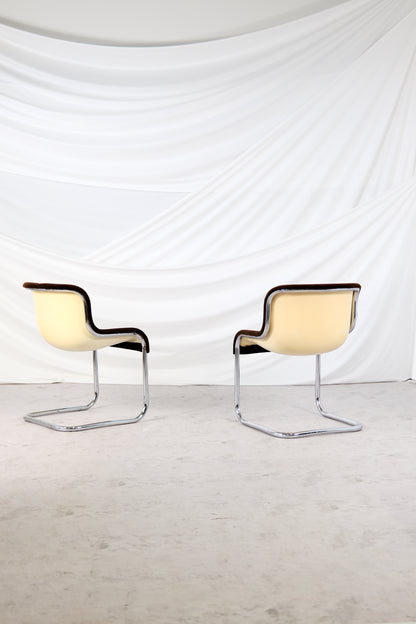 Elefantti Chairs by Esko Pajamies, Asko Finland, 1970s (brown)