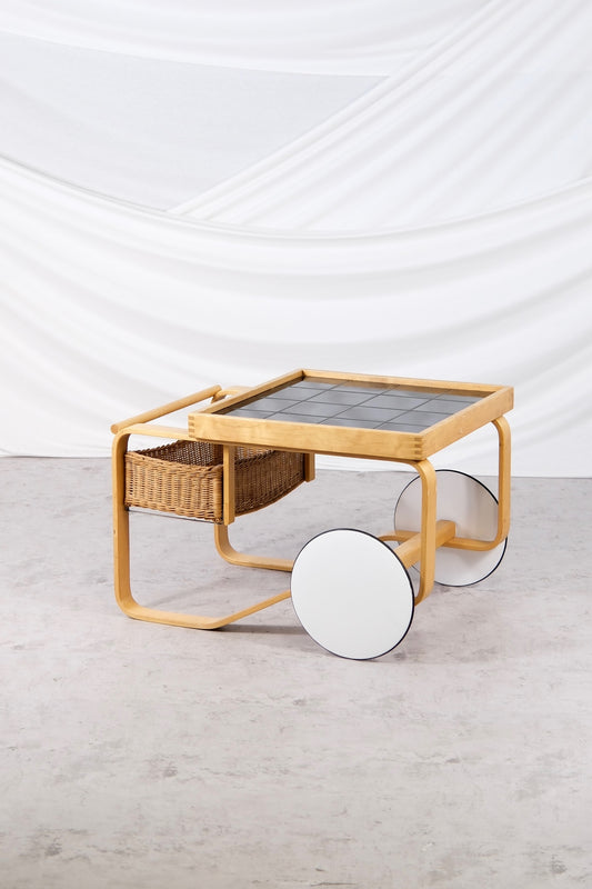 Serving Trolley Model 900, Alvar Aalto, Artek, 1980s/90s