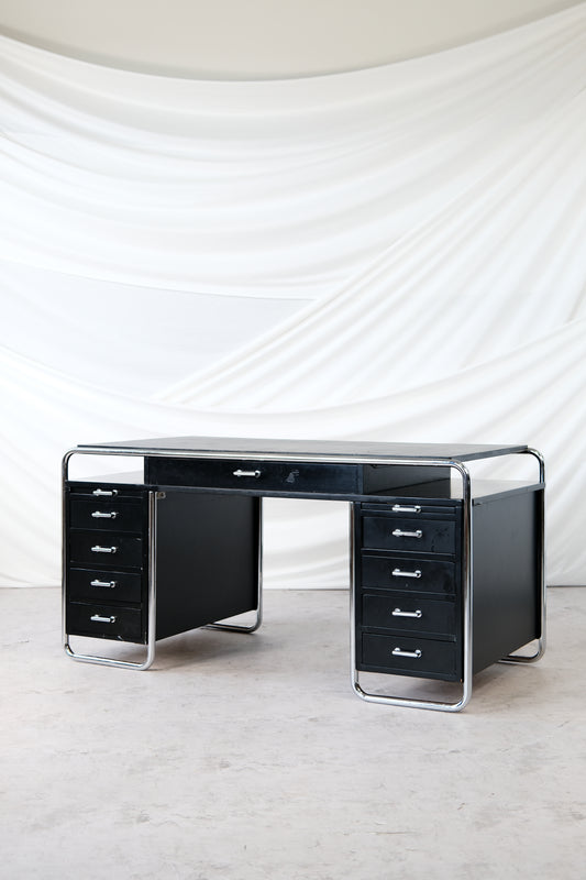 Bauhaus-Style Desk by Pauli Blomstedt, Produced by Merivaara