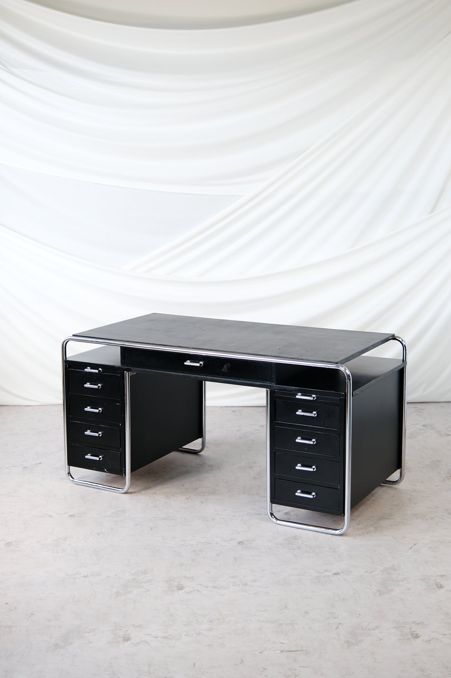 Bauhaus-Style Desk by Pauli Blomstedt, Produced by Merivaara