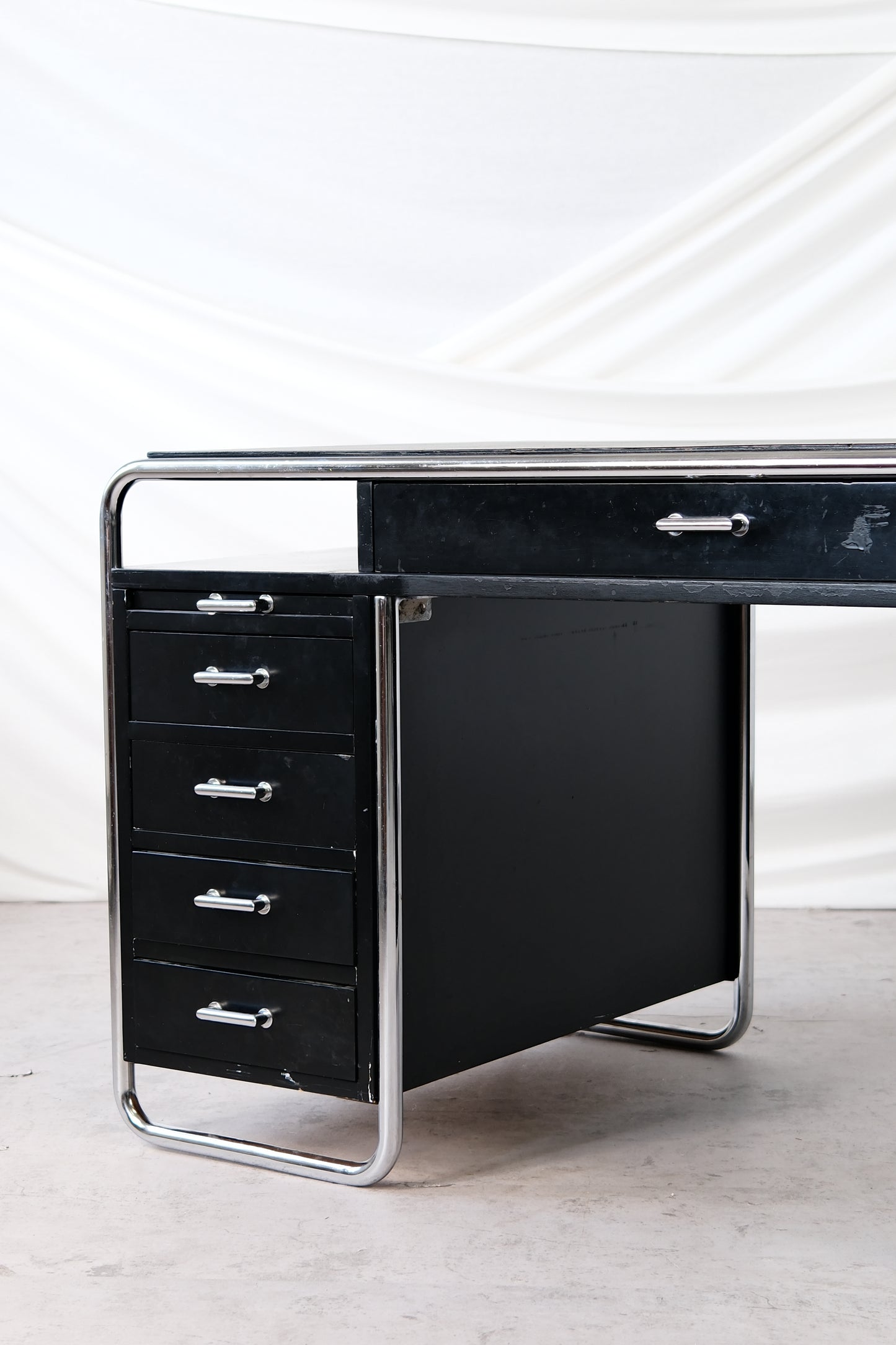 Bauhaus-Style Desk by Pauli Blomstedt, Produced by Merivaara