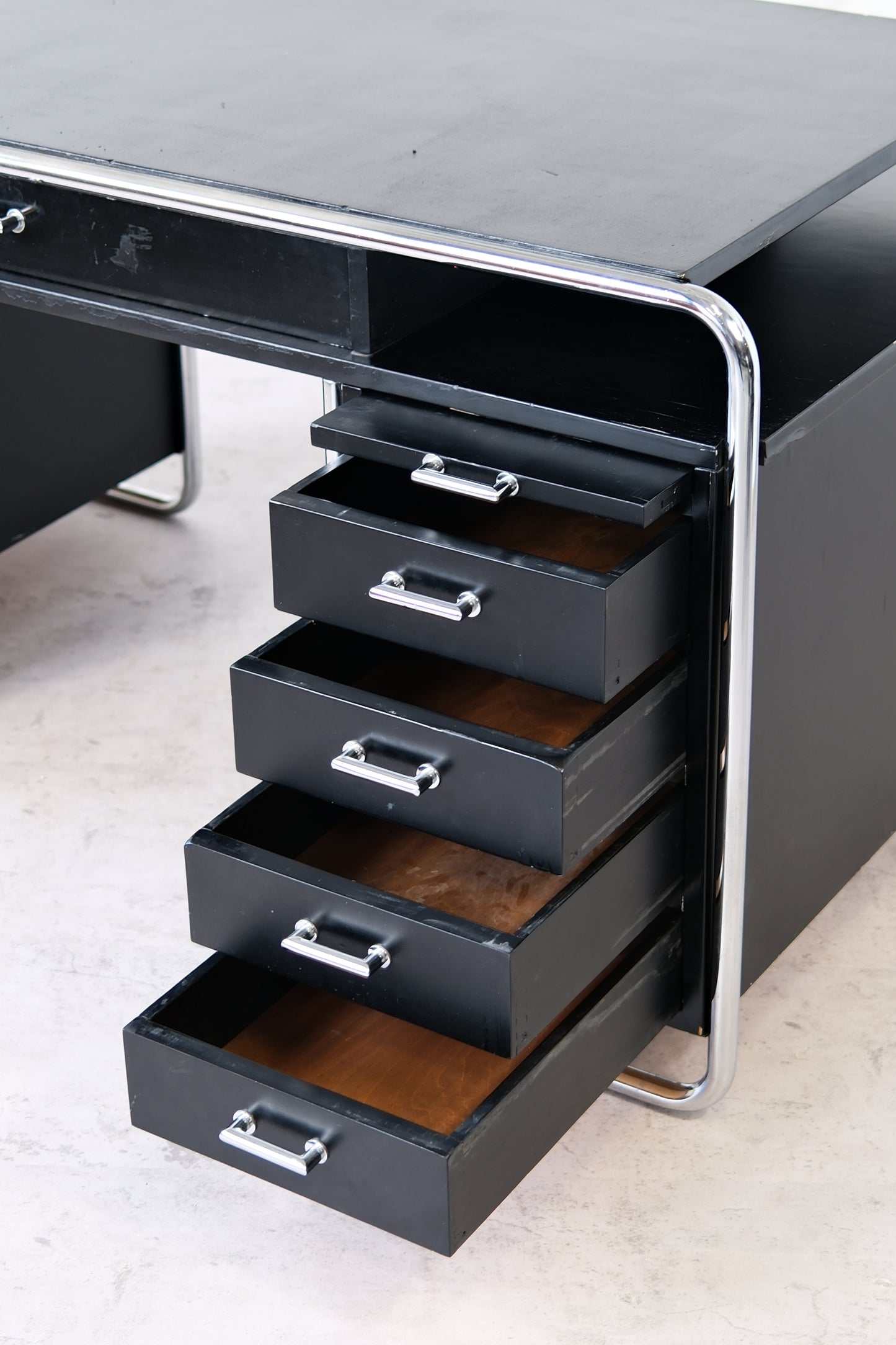 Bauhaus-Style Desk by Pauli Blomstedt, Produced by Merivaara
