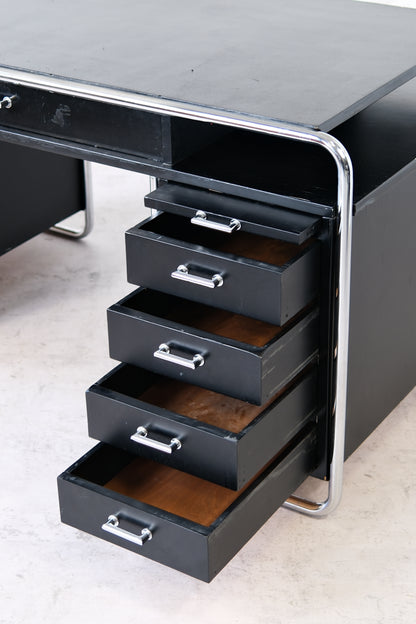 Bauhaus-Style Desk by Pauli Blomstedt, Produced by Merivaara