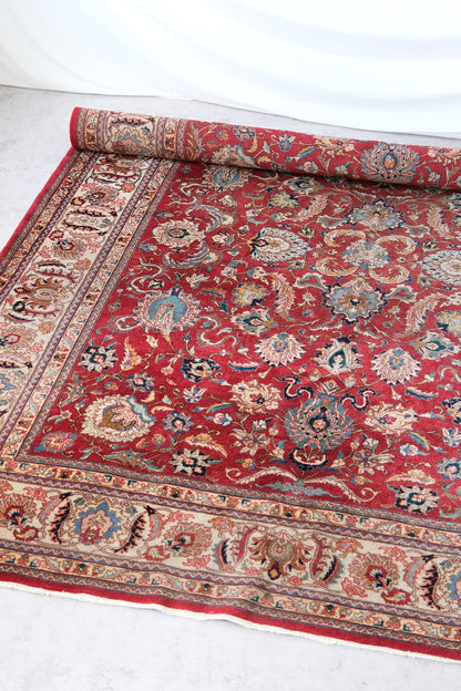 Large Hand-Knotted Persian Rug 360 × 260 cm