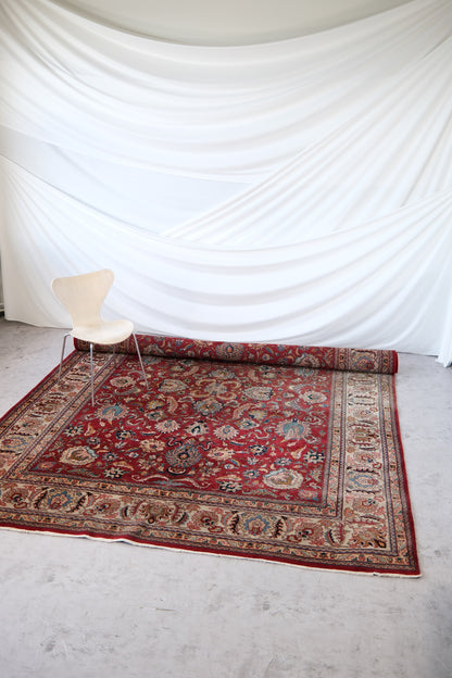 Large Hand-Knotted Persian Rug 360 × 260 cm