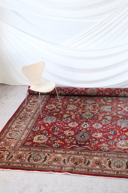 Large Hand-Knotted Persian Rug 360 × 260 cm