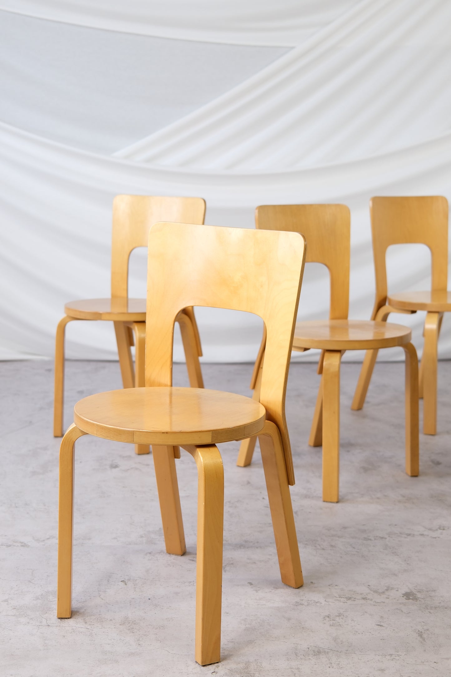 Artek 66 chair - Alvar Aalto (5 pcs)