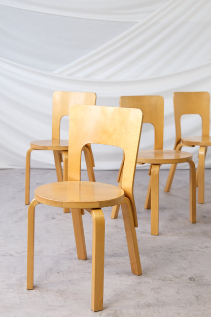 Artek 66 chair - Alvar Aalto (5 pcs)
