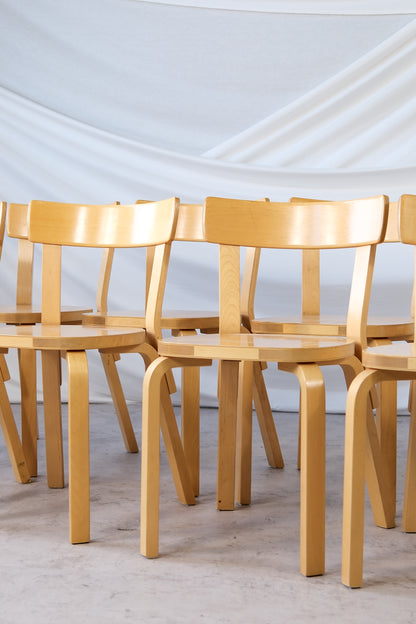 Artek 69 Chairs by Alvar Aalto