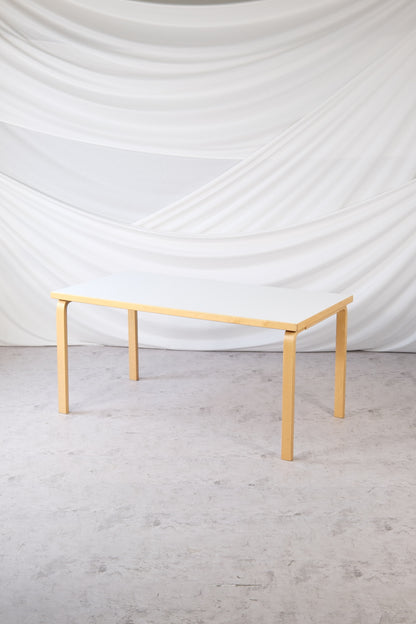 Artek 81A Table, White Linoleum
