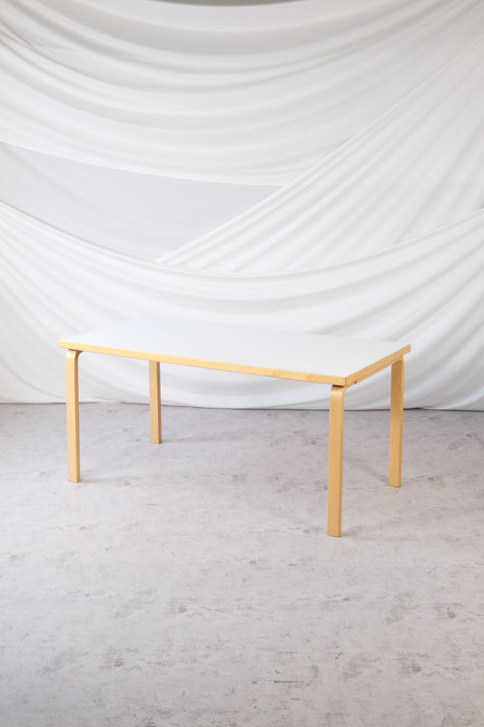 Artek 81A Table, White Linoleum