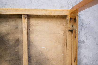 Alvar Aalto Table with Red Linoleum Top, 1950s
