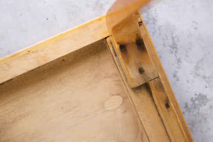 Alvar Aalto Table with Red Linoleum Top, 1950s