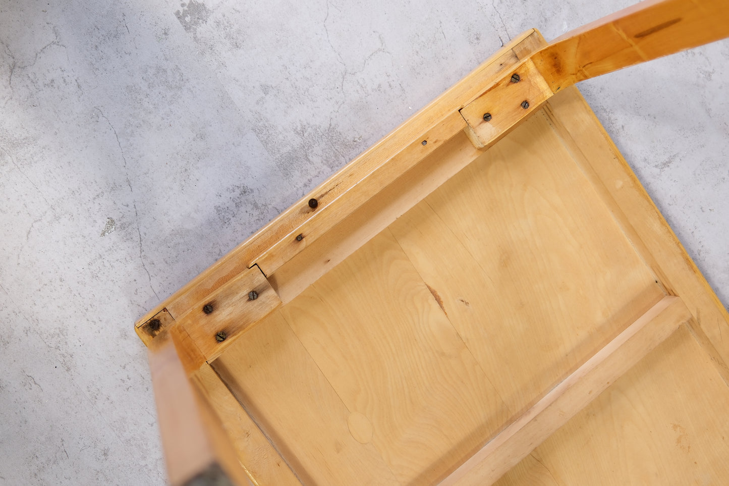 Alvar Aalto Table with Green Linoleum Top, 1950s