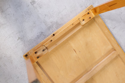 Alvar Aalto Table with Green Linoleum Top, 1950s
