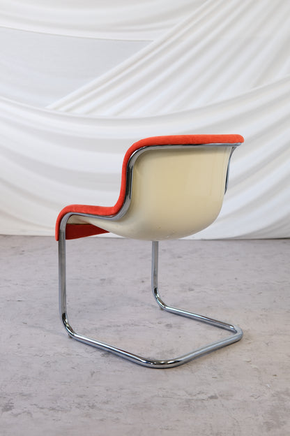 Elefantti Chairs by Esko Pajamies, Asko Finland, 1970s (orange)