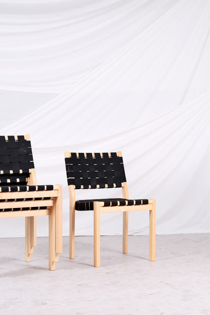Artek 611 Chairs by Alvar Aalto (4 available)