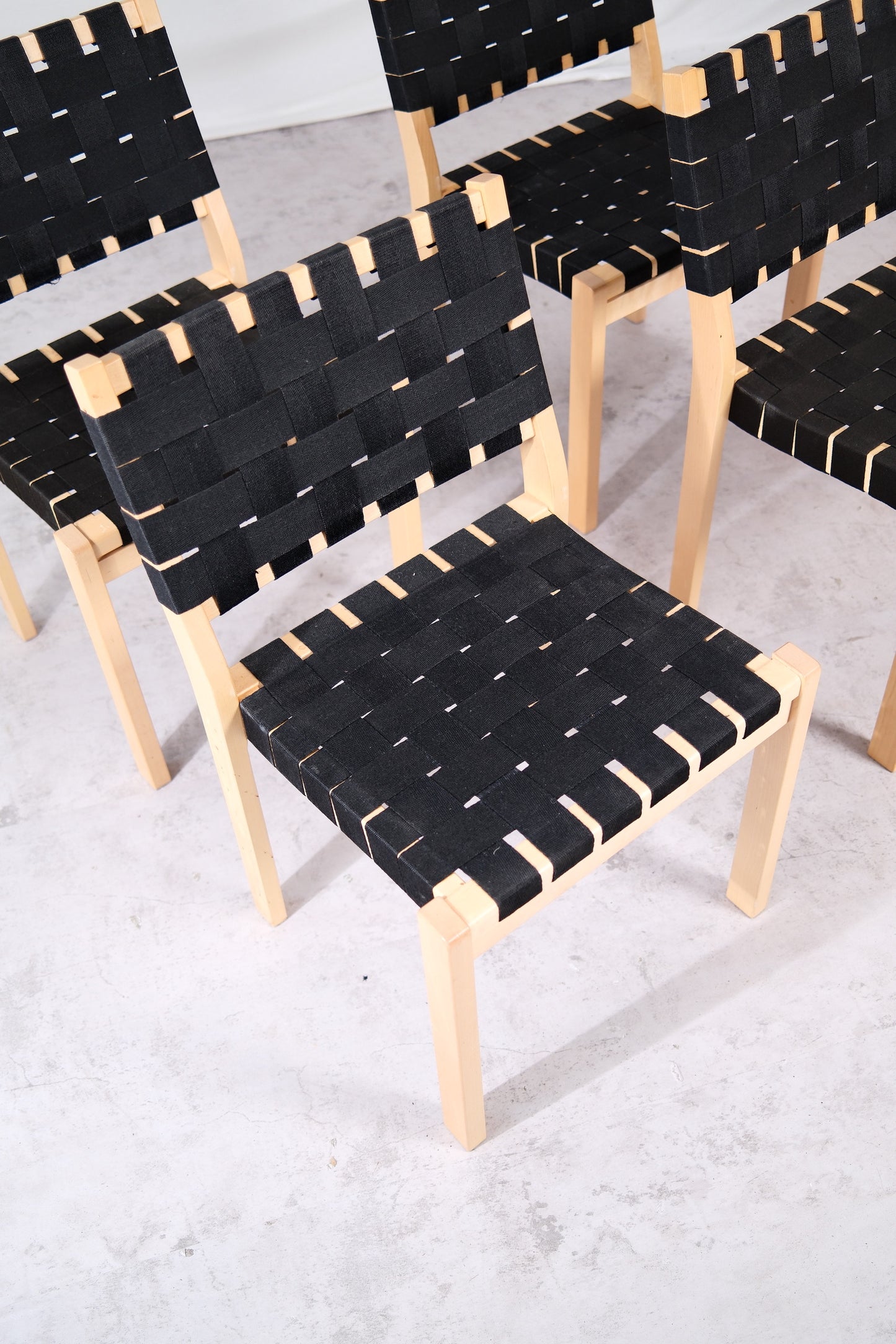 Artek 611 Chairs by Alvar Aalto (4 available)