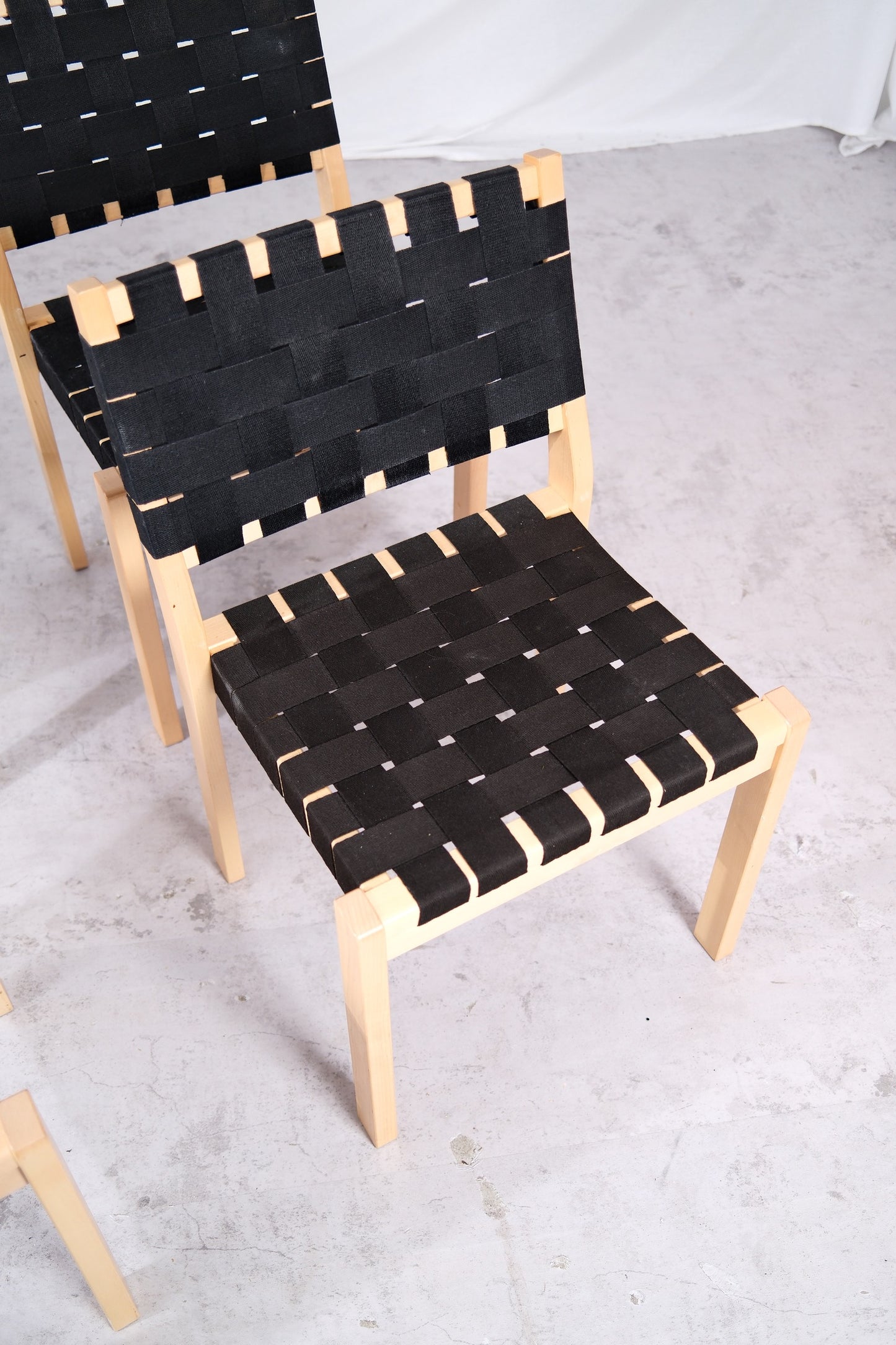 Artek 611 Chairs by Alvar Aalto (4 available)