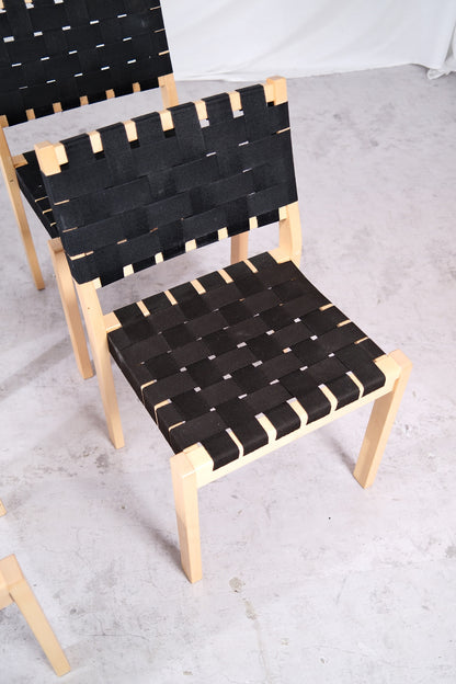 Artek 611 Chairs by Alvar Aalto (4 available)