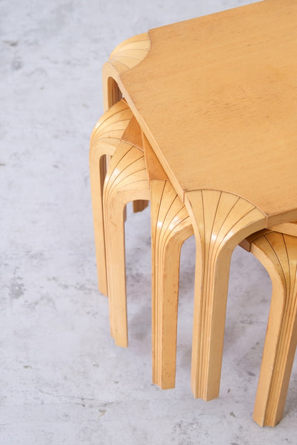 Artek X601 Fan Leg Stools