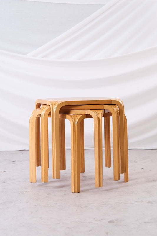 Artek X601 Fan Leg Stools