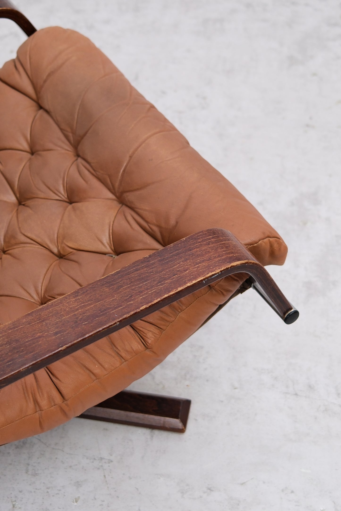 Vatne Møbler Swivel Lounge Chair Norway, 1970s