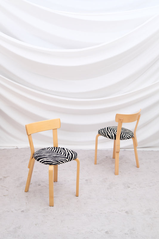 Artek 69 Chair by Alvar Aalto 6 pcs Available