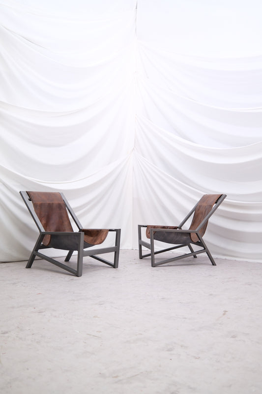 Vintage Sling Lounge Chairs