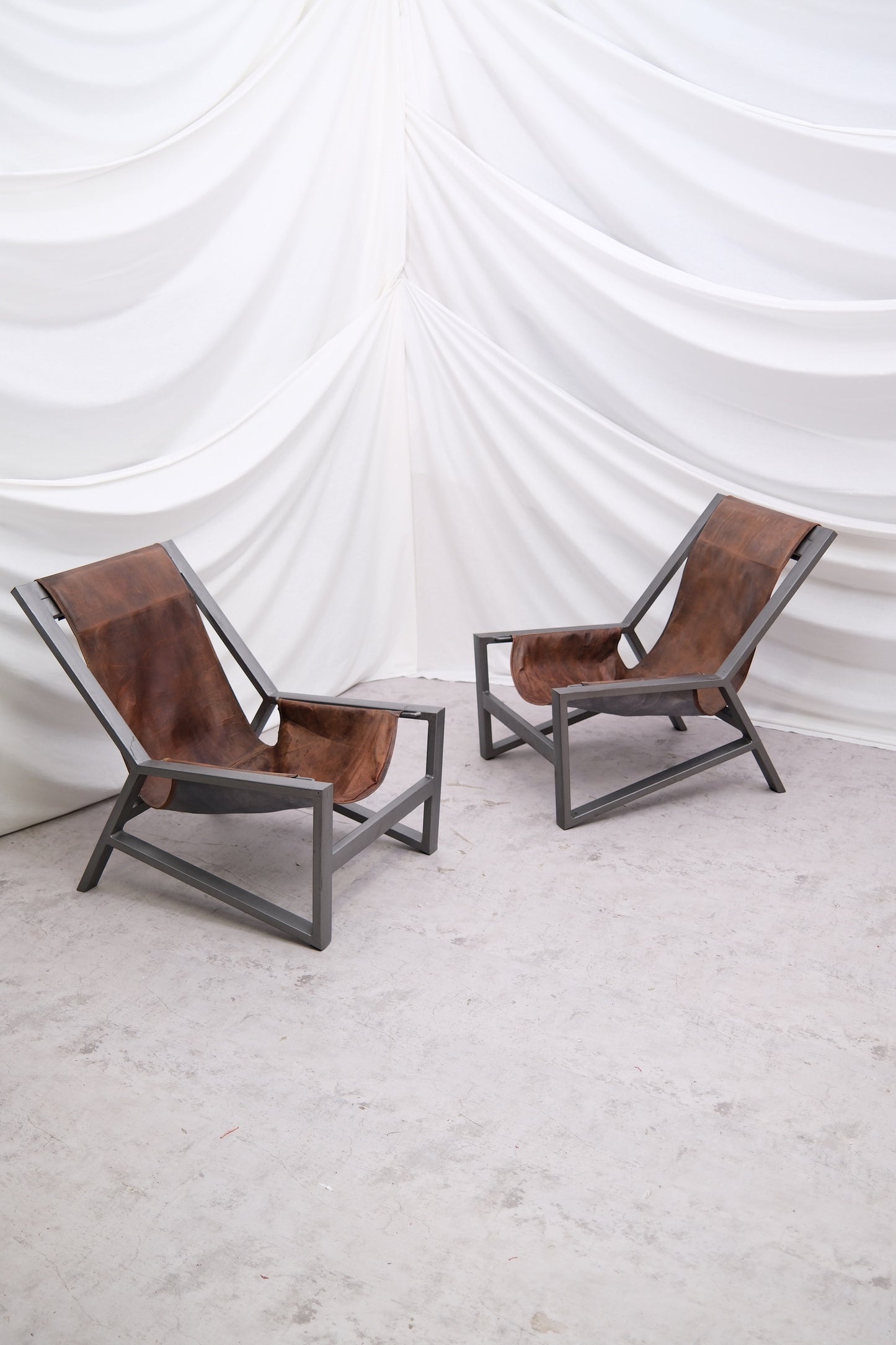 Vintage Sling Lounge Chairs
