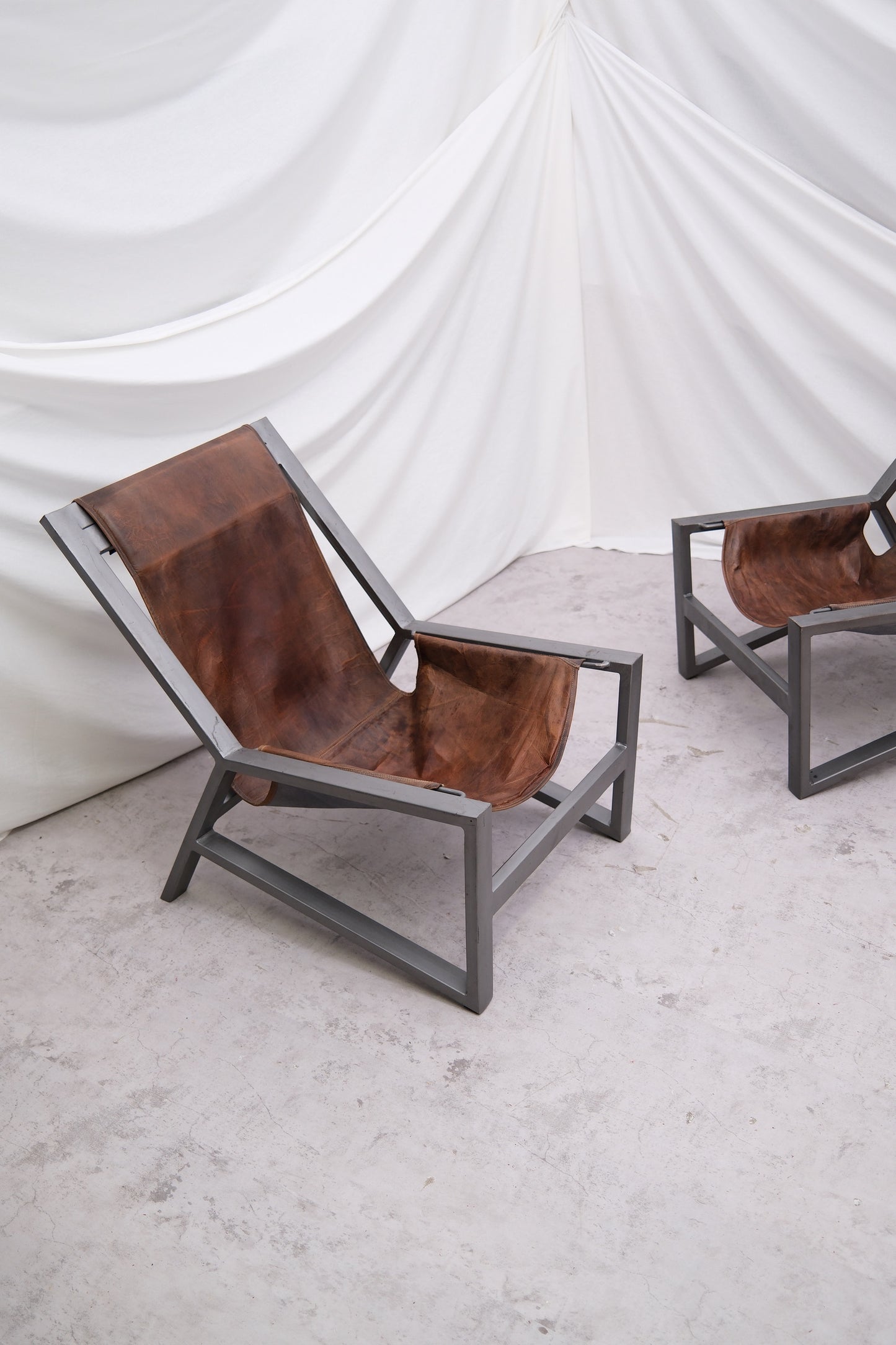 Vintage Sling Lounge Chairs