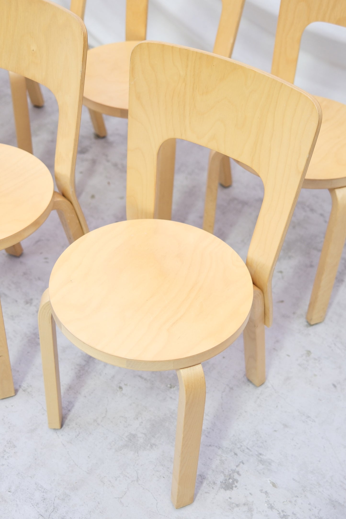 Vintage Artek 66 Chairs (8 pcs)