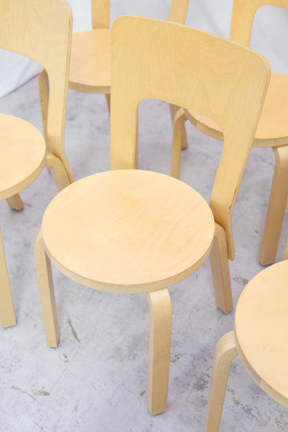 Vintage Artek 66 Chairs (8 pcs)