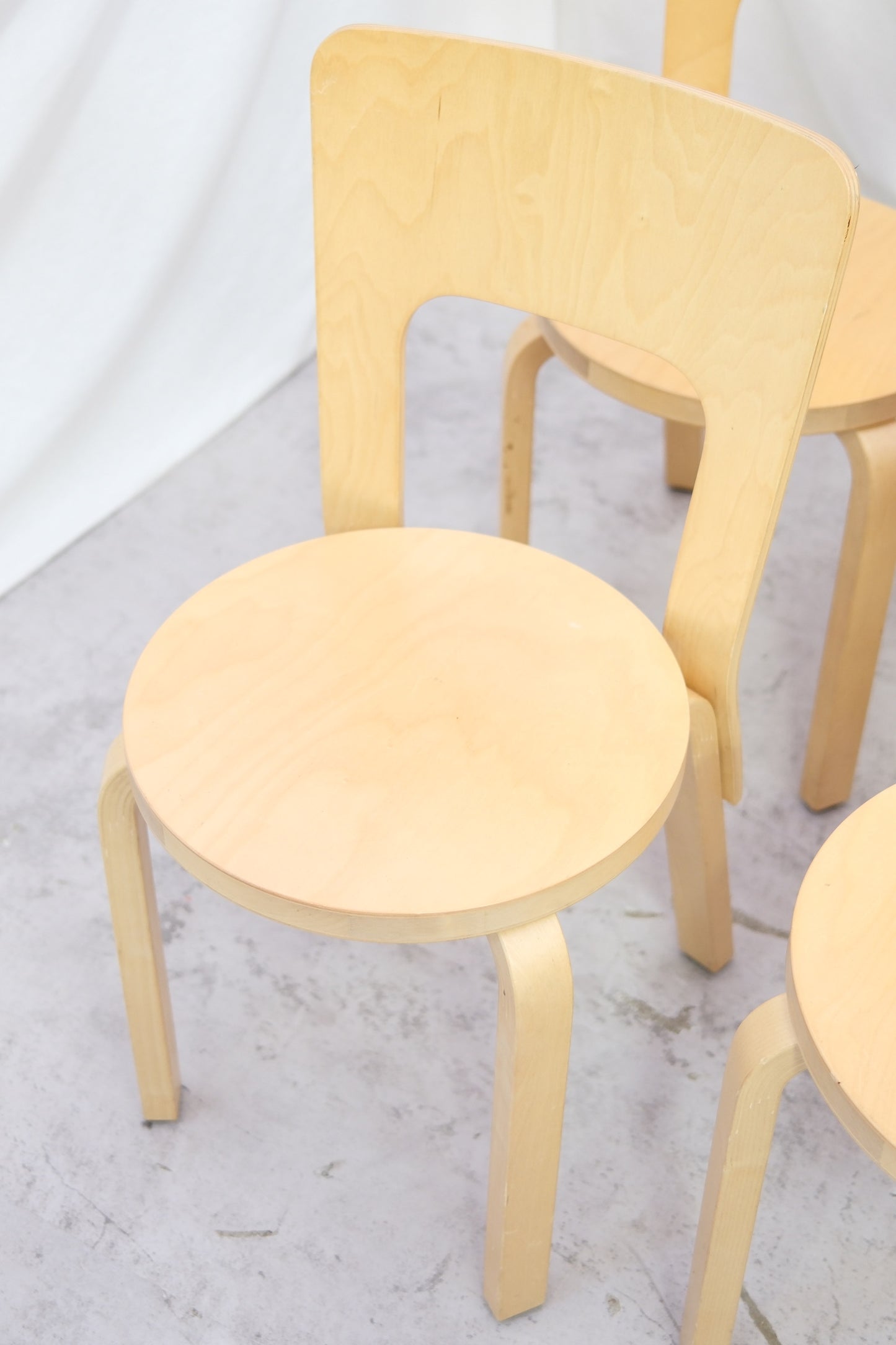 Vintage Artek 66 Chairs (8 pcs)