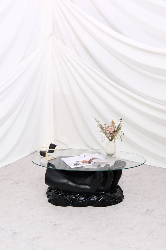 Vintage Sculptural Hand Coffee Table