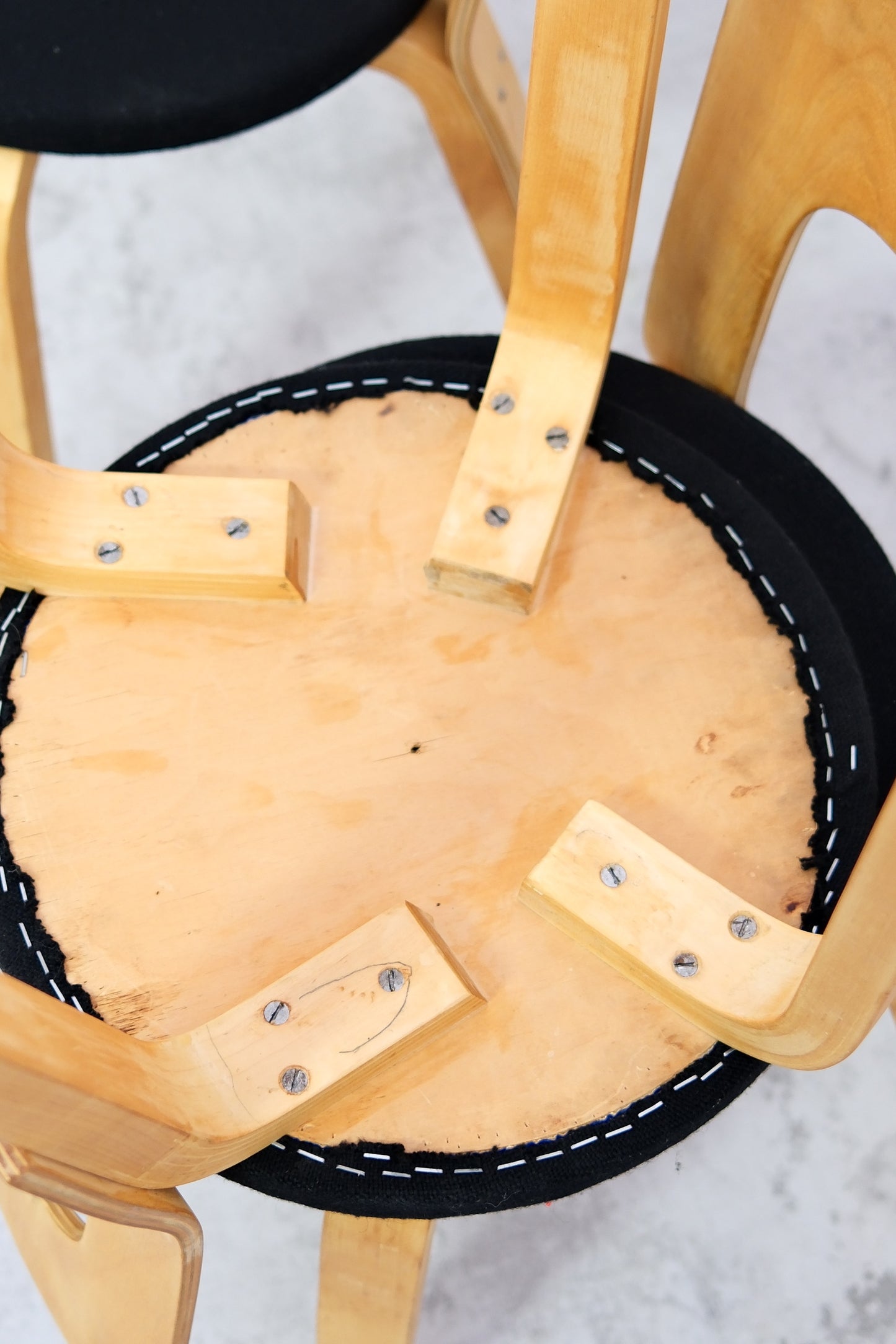 Alvar Aalto Artek 65 Chair (3pcs)