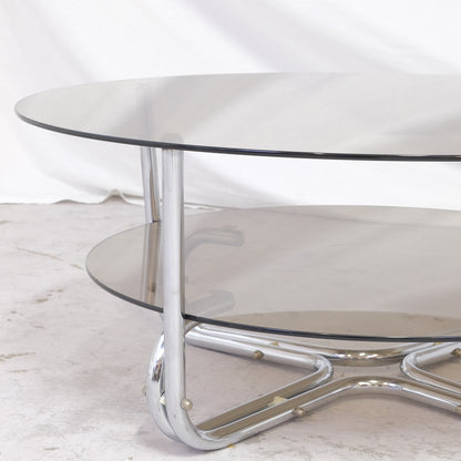 Vintage Italian Glass Coffee Table