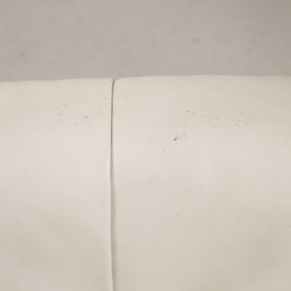Leather upholstery detail with visible marks