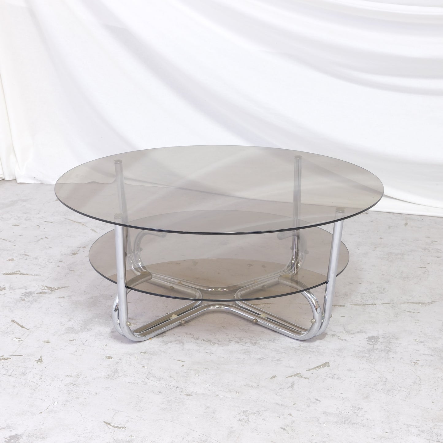 Vintage Italian Glass Coffee Table