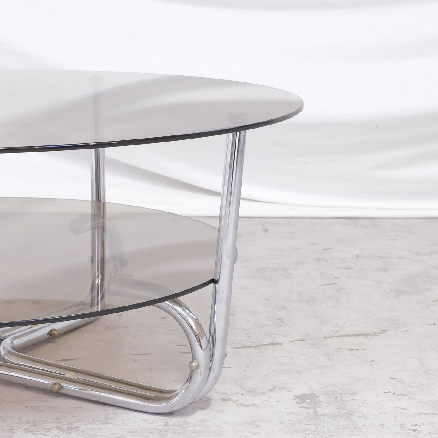 Vintage Italian Glass Coffee Table