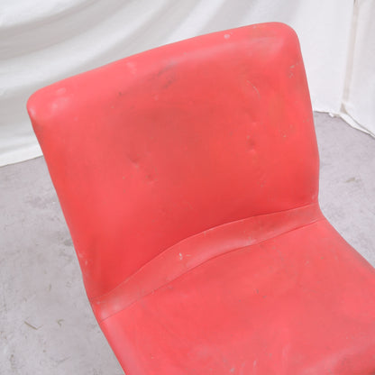 Yrjö Kukkapuro Big Junior Chair – Red Leather - Haimi